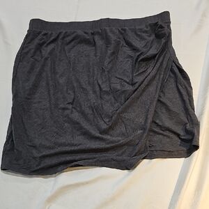 Avenue Dark Gray Mini Skirt